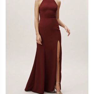 BHLDN Montreal Dress in maroon
